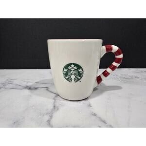 🎄Starbucks 2011 Demi Espresso Mug Holiday Candy Cane Mini Cup 3 fl. oz.